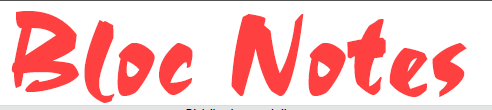 bloc Notes