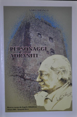 Adrano personaggi copertina libro Saro Franco