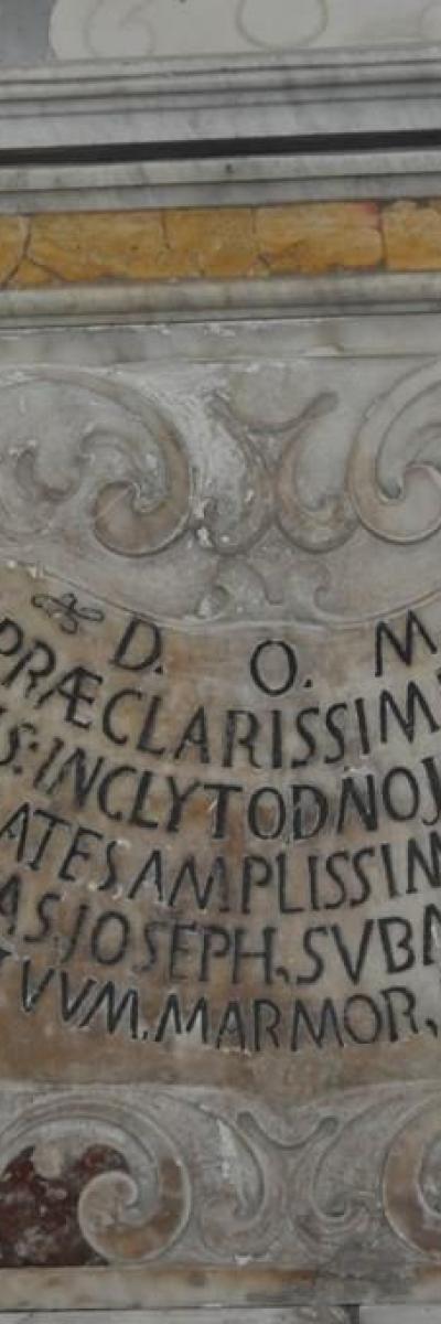 Sepolcro Gentilizio Giuseppe Ciancio Scritta
